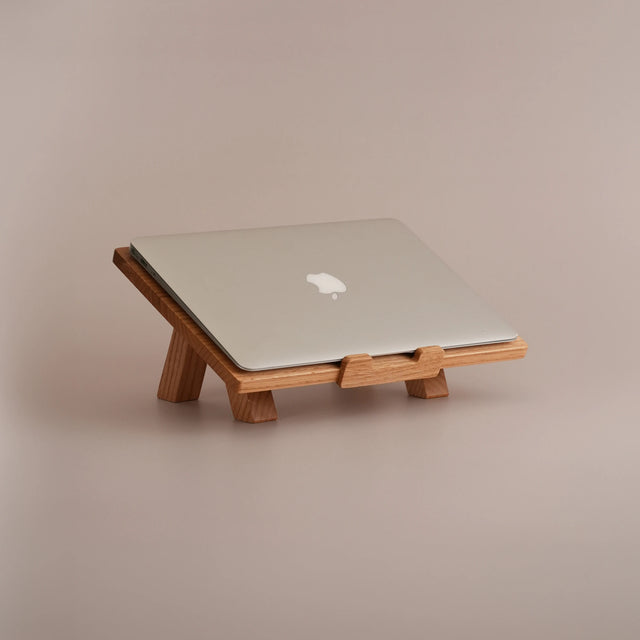 Kestane Ahşap Laptop Standı • Hiza